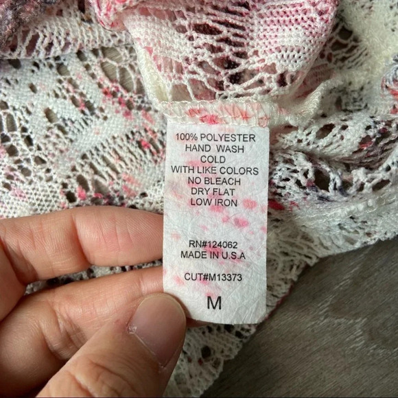 Vintage Cactus Leopard Print Embellished Open Knitted  Top - Picture 9 of 14